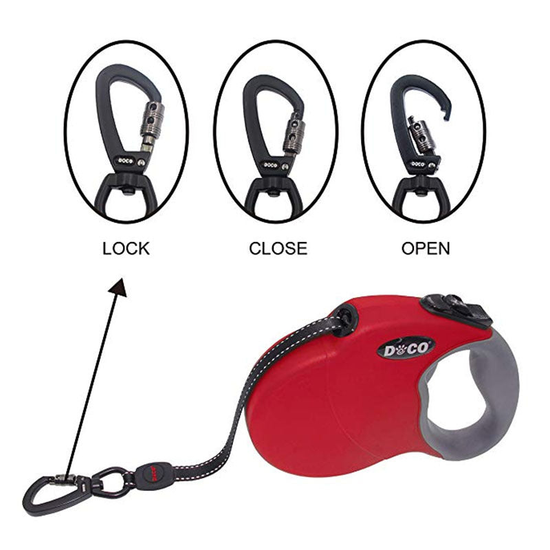Automatic Retractable Dog Leash – Durable Pet Walking Lead