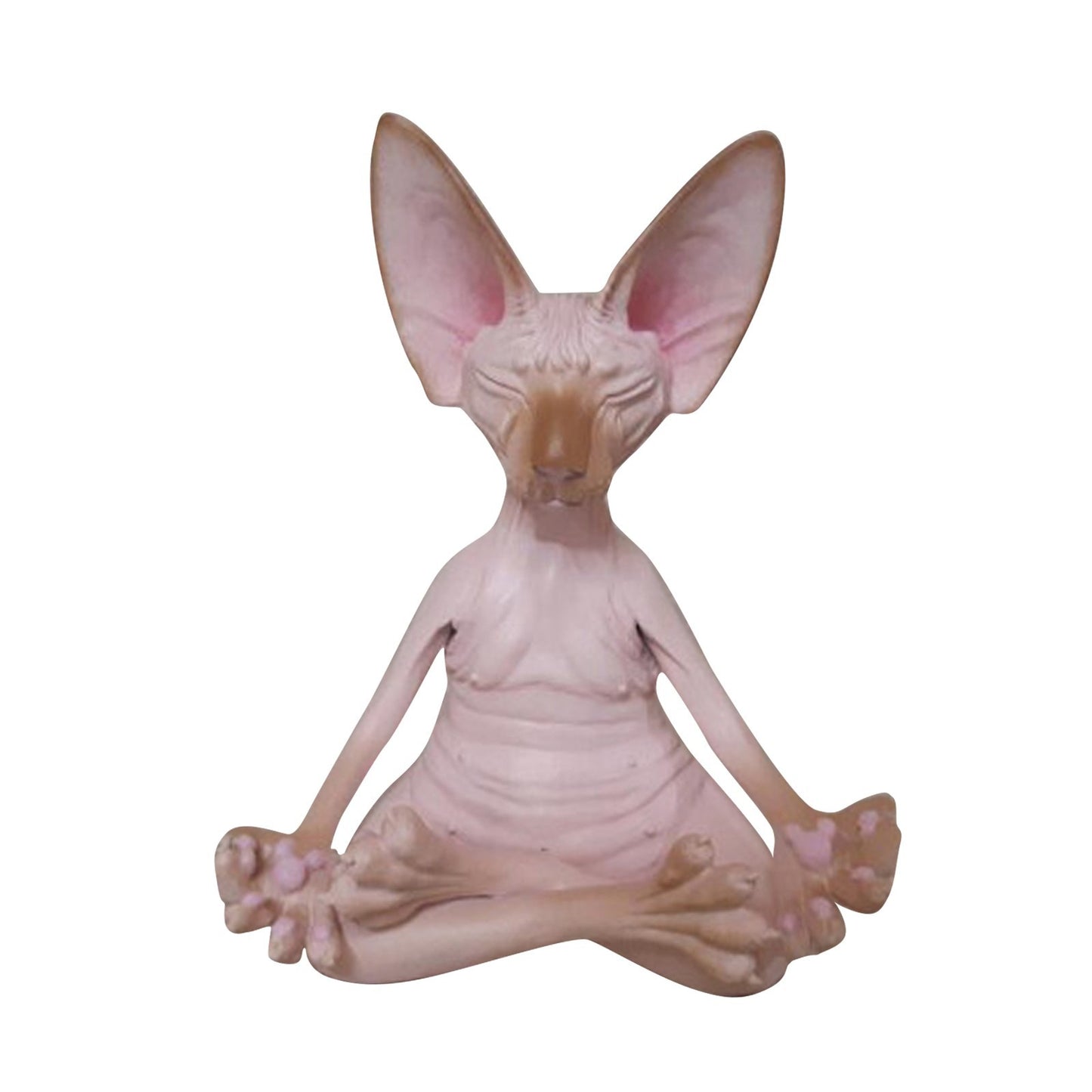 Creative PVC Simulation Hairless Cat – Sphinx Animal Model Figure