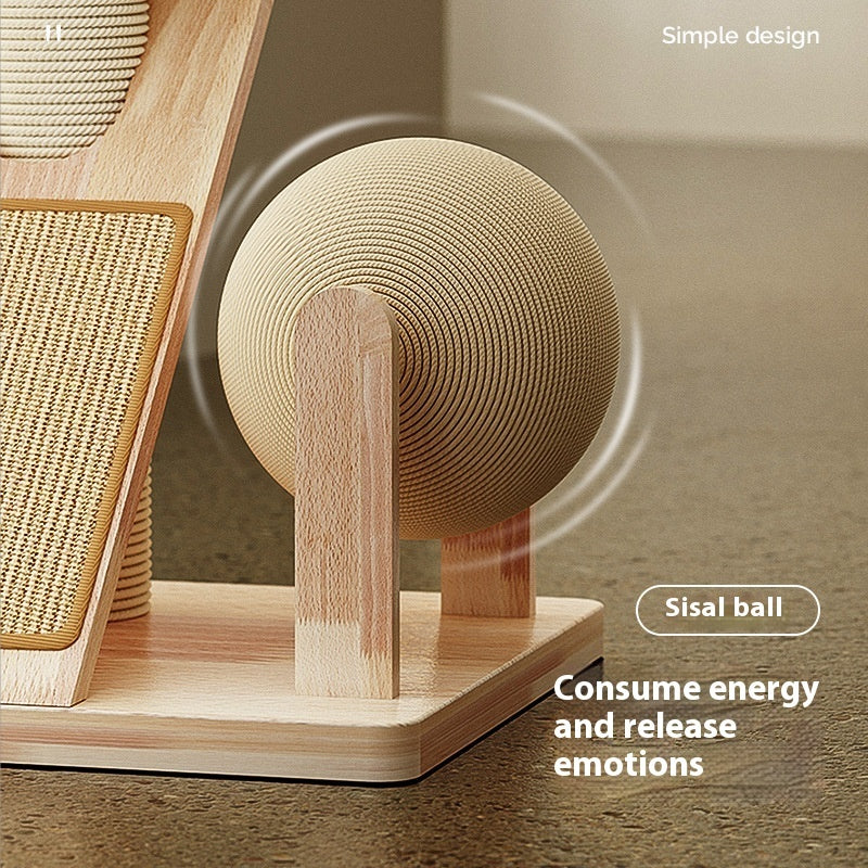 Cat Climbing Frame with Small Toys – Compact Play Tower