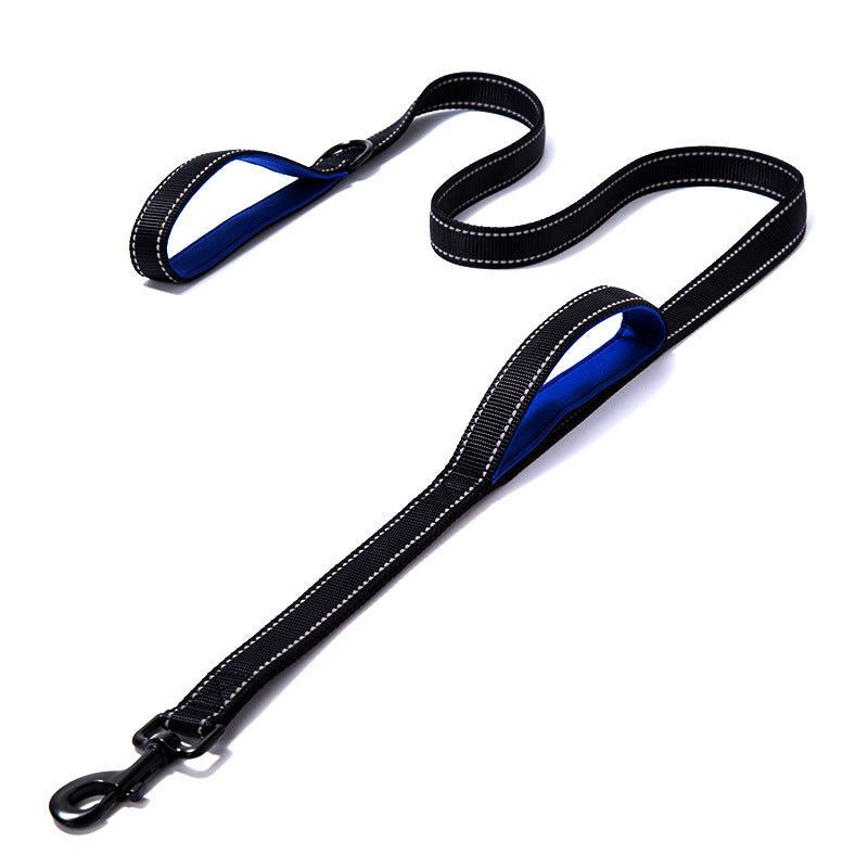 Reflective Nylon Dog Leash – Double Thickened Pet Leash