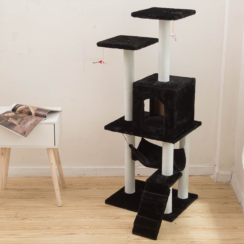 Multi-Level Cat Climbing Frame – Interactive Cat Tower with Scratch Posts