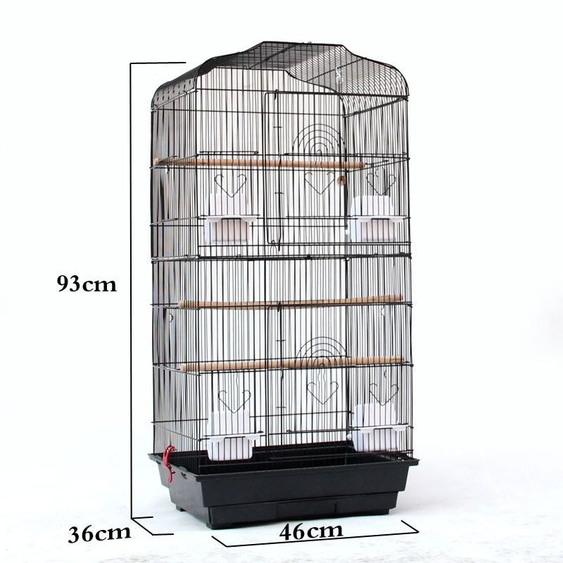 Portable Pet Display Wire Bird Cage – Parrot Travel Cage