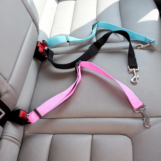 Retractable Dog Safety Belt – Car Pet Seatbelt Buckle
