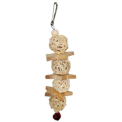 Velanta™ Parrot Toy Set - 7-Piece Hanging