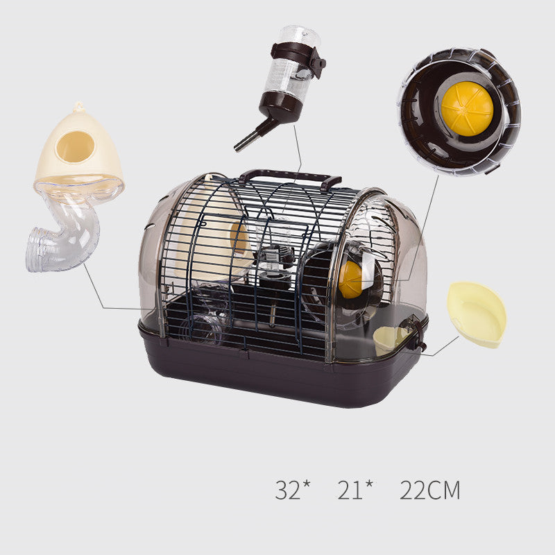 Japanese Luxury Hamster Cage – Transparent Base Viewing Cage