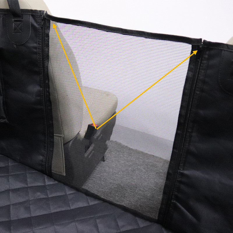 Car Pet Mat – Portable Dog Travel Mat for Back Seat