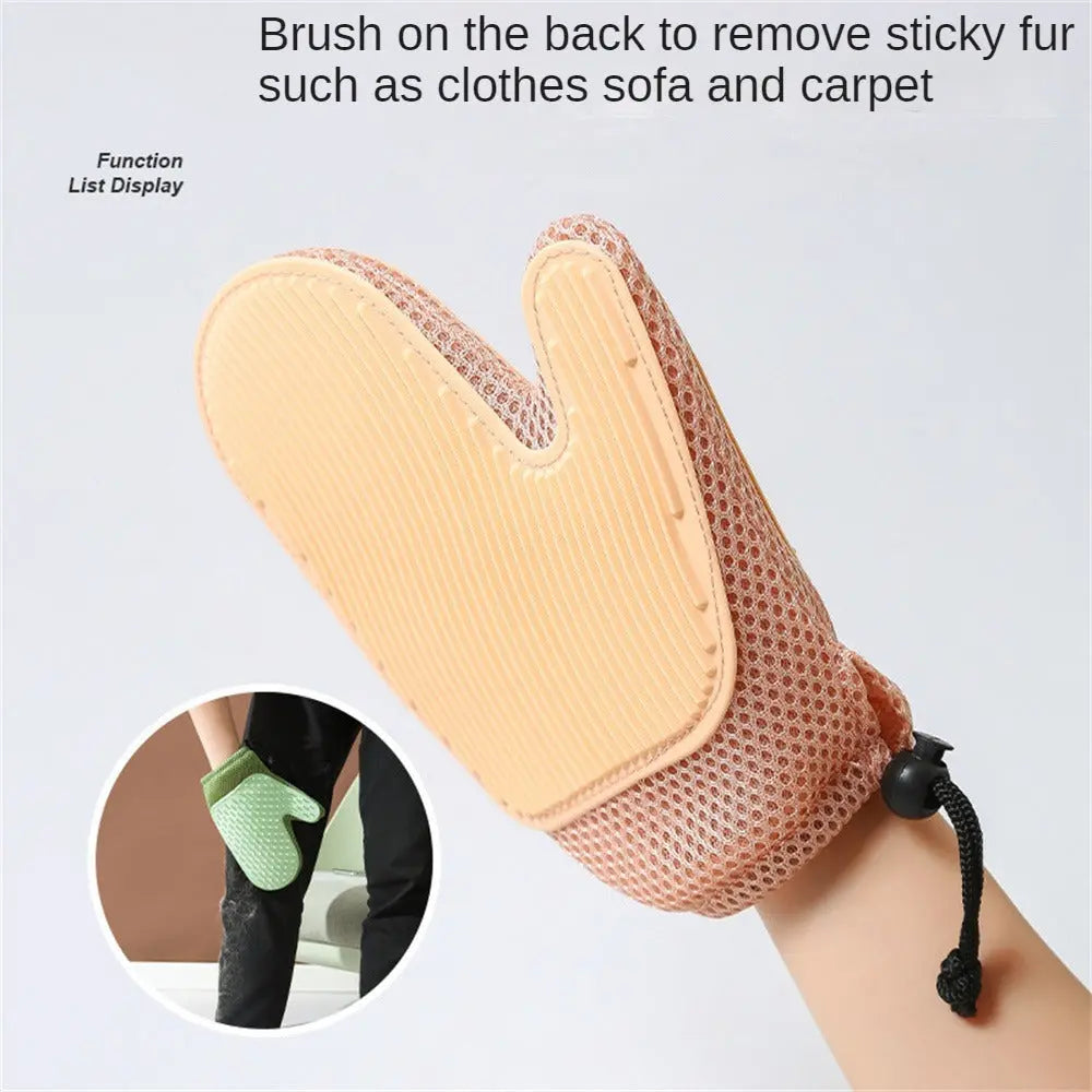 Pet Grooming Glove – Multi-Purpose Hair Removal & Massage Mitt Velanta