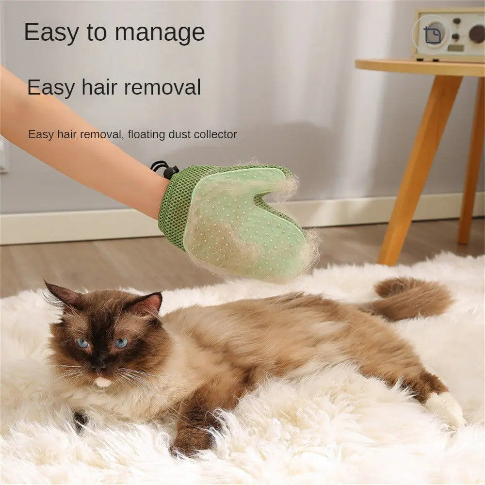 Pet Grooming Glove – Multi-Purpose Hair Removal & Massage Mitt Velanta