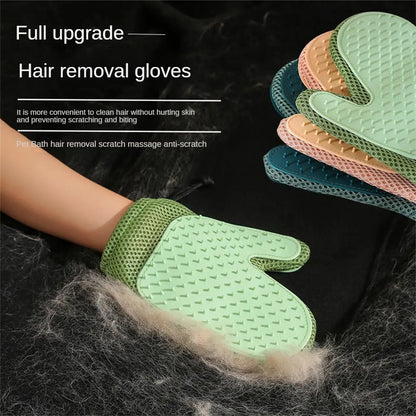 Pet Grooming Glove – Multi-Purpose Hair Removal & Massage Mitt Velanta