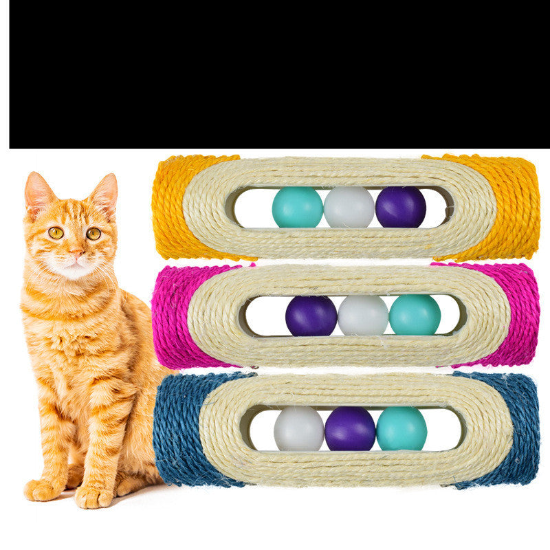 Long Sisal Drum Cat Toy (Three Drums)