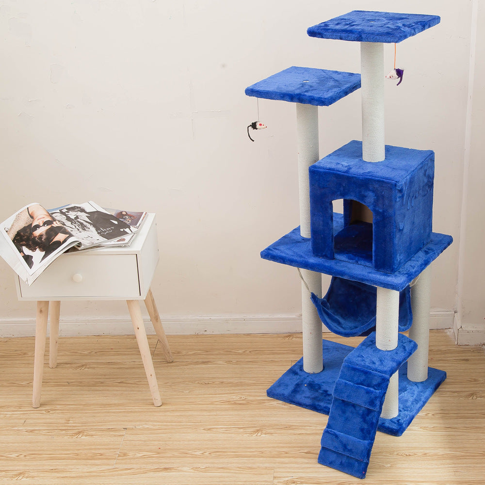 Multi-Level Cat Climbing Frame – Interactive Cat Tower with Scratch Posts