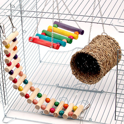 Velanta™ Rat & Parrot Toy Swing
