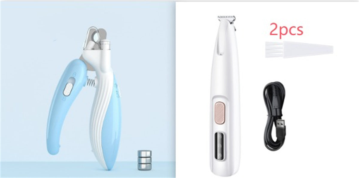 Quiet LED Pet Paw Hair Trimmer Velanta