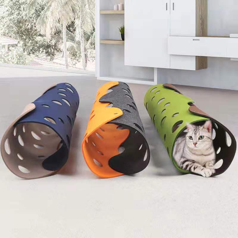 Cat Tunnel – Removable Felt Play Tube