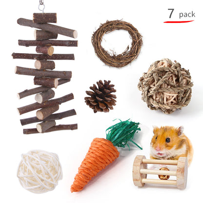 Velanta™ Rabbit, Guinea Pig & Parrot Toy Set