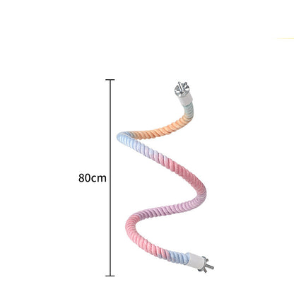 Velanta™ Gradient Colorful Bird Rope Perch