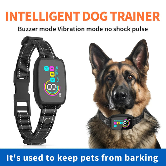 Smart Anti-Barking Dog Collar – Rechargeable Bark Stopper
