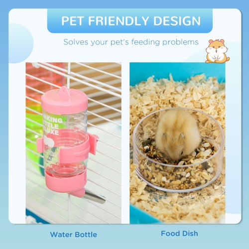 Oversized 23" Hamster Cage with Tube and Tunnel – Portable Handle