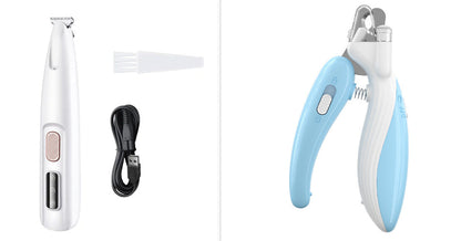 Quiet LED Pet Paw Hair Trimmer Velanta