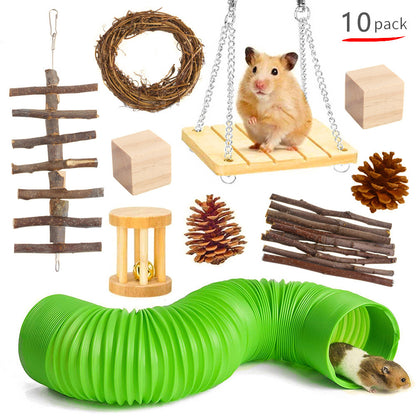 Velanta™ Rabbit, Guinea Pig & Parrot Toy Set