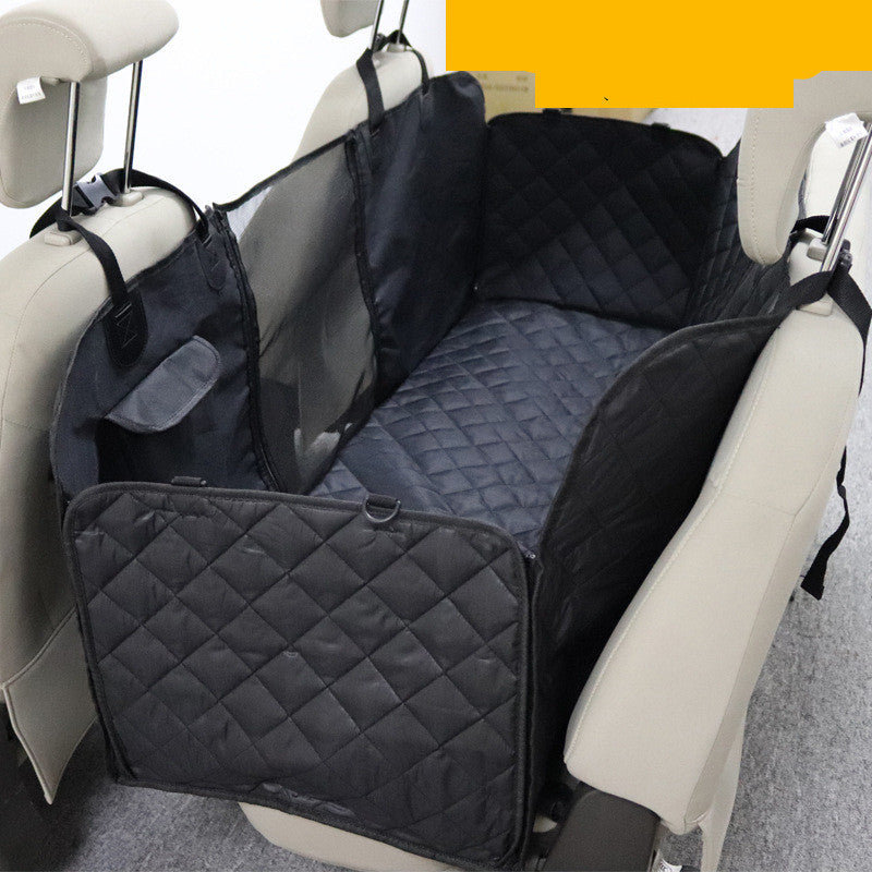 Car Pet Mat – Portable Dog Travel Mat for Back Seat