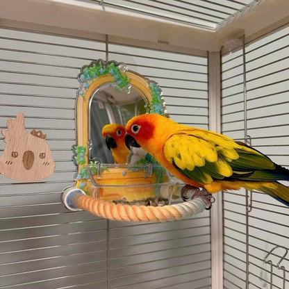 Velanta™ Gradient Colorful Bird Rope Perch