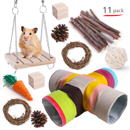 Velanta™ Rabbit, Guinea Pig & Parrot Toy Set