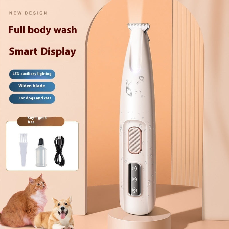 Quiet LED Pet Paw Hair Trimmer Velanta