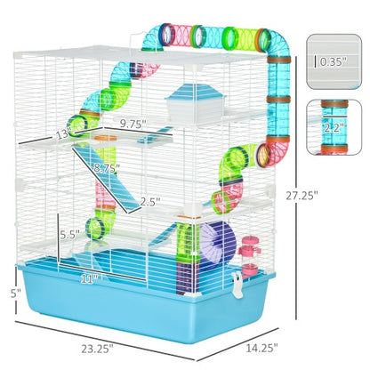 Velanta™ Hamster Cage with Tube and Tunnel