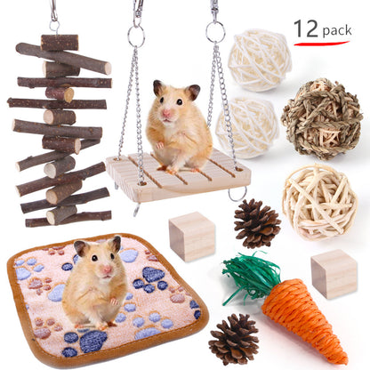 Velanta™ Rabbit, Guinea Pig & Parrot Toy Set