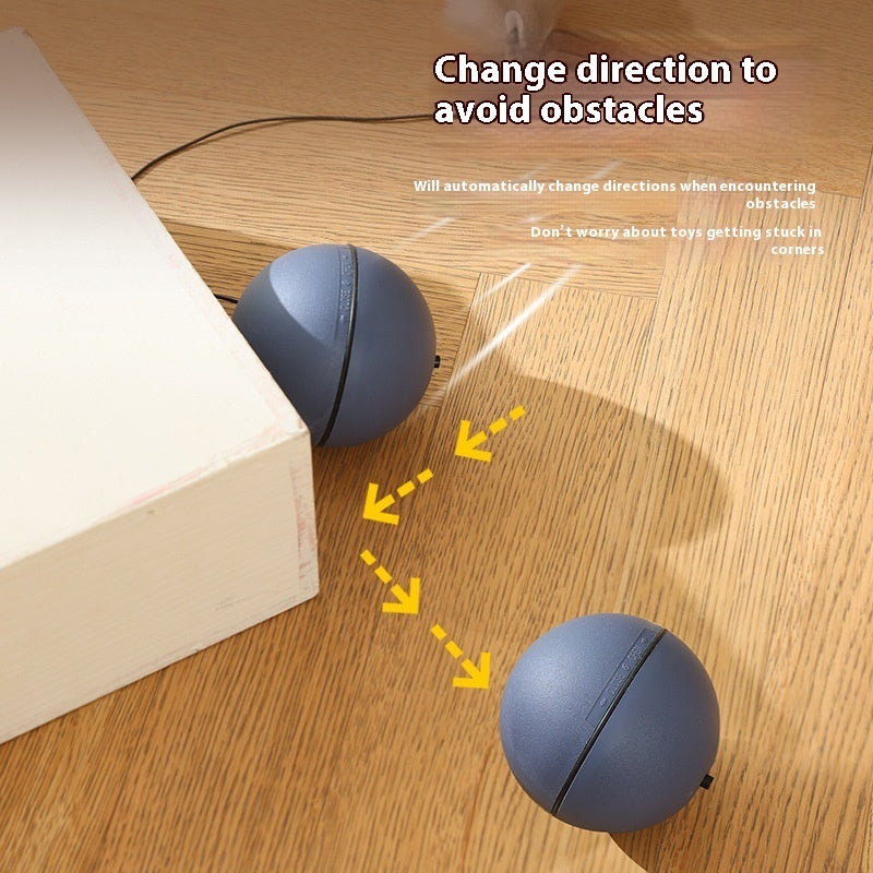 Interactive Mouse Teaser Ball – Automatic Rolling Toy for Cats & Small Dogs