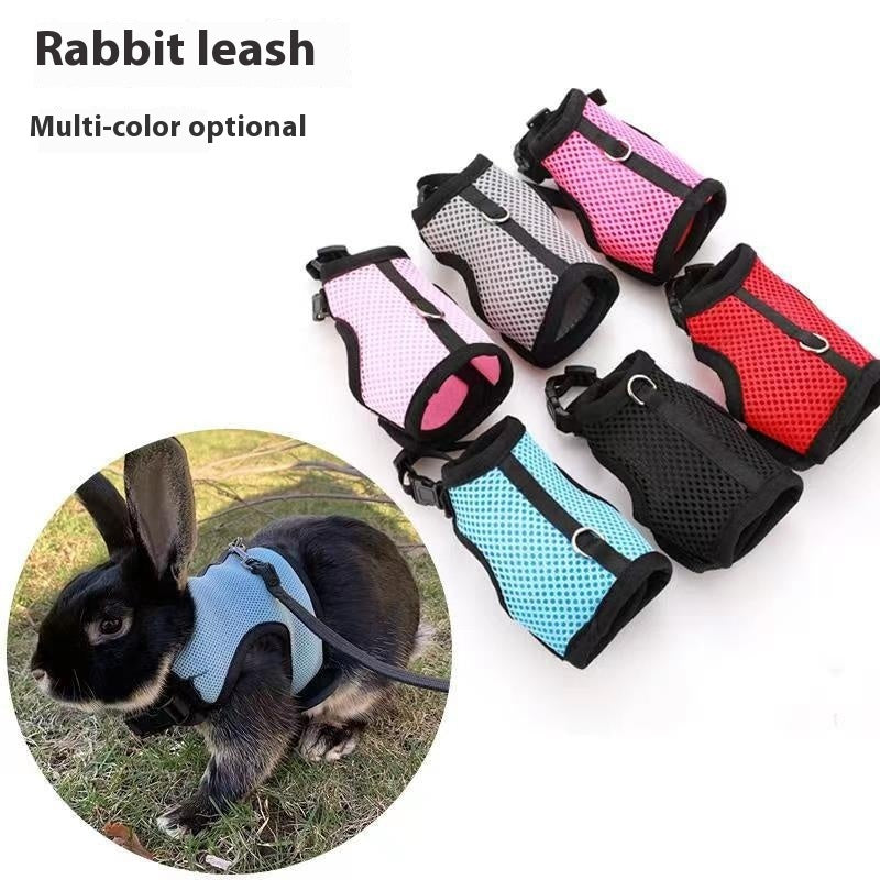 Guinea Pig & Rabbit Harness – Mini Pet Rope Vest with Leash