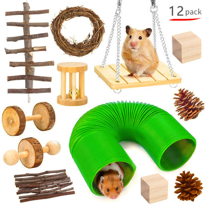 Velanta™ Rabbit, Guinea Pig & Parrot Toy Set