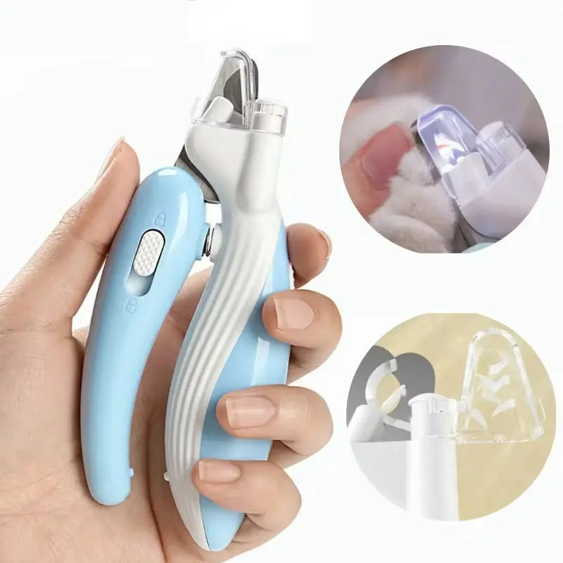 Pet Nail Clipper with LED Light – Safe & Easy Nail Trimming for Dogs & Cats Velanta