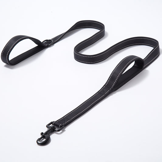 Reflective Nylon Dog Leash – Double Thickened Pet Leash
