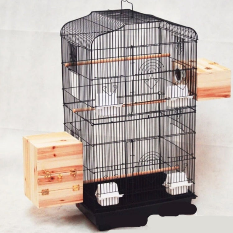 Portable Pet Display Wire Bird Cage – Parrot Travel Cage